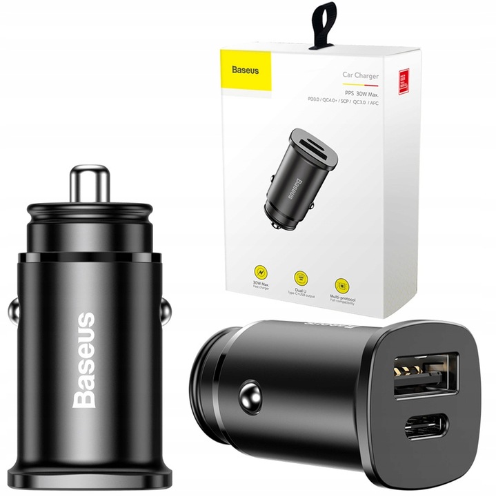 Ładowarka samochodowa , USB typ C Baseus 5000 mA