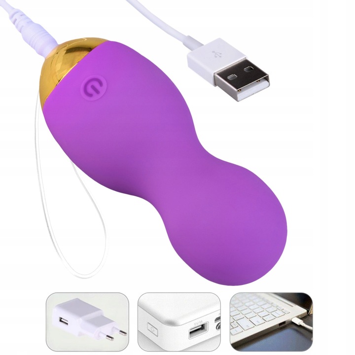 WIBRUJĄCE KULKI GEJSZY Z PILOTEM Jajko 12 Funkcji