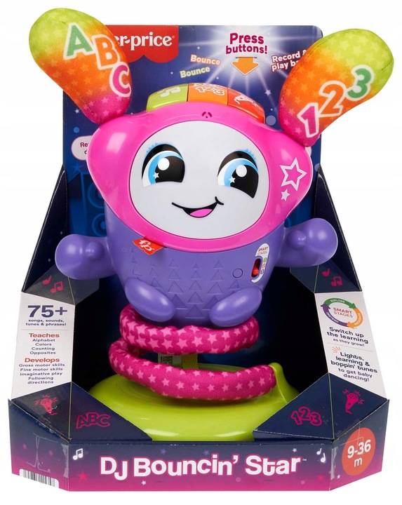 FISHER PRICE INTERAKTYWNA TANECZNA DJ-KA HRD21