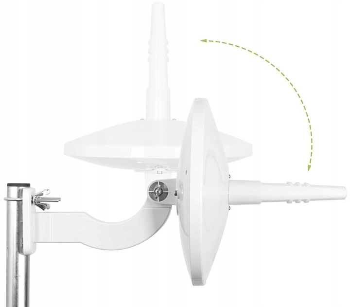 Antena dookólna Vayox Digital720 Combo VA0066 Wzmacniacz cyfrowy Biała