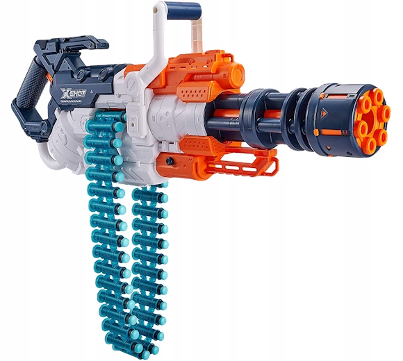 X-SHOT KARABIN CRUSHER MINIGUN + 30 STRZAŁEK NERF