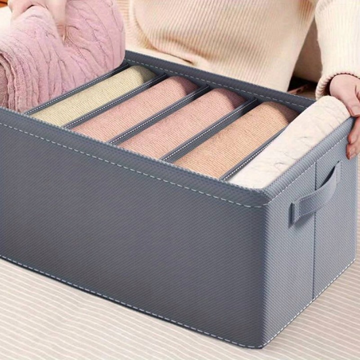 Zestaw Organizerów NA UBRANIA Pojemniki do SZAFY szuflady BIELIZNĘ