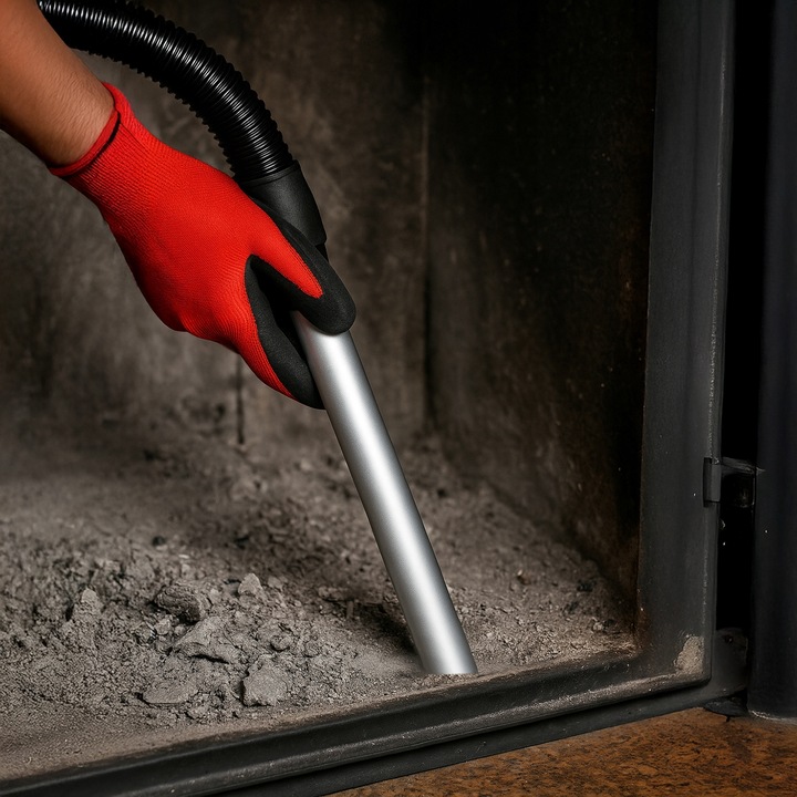 Odkurzacz Przemysłowy Bezworkowy do Kominka Popiołu Gruzu Pieca Grilla