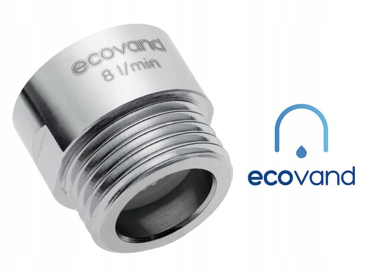 PERLATOR PRYSZNICOWY metalowy do SŁUCHAWKA PRYSZNICOWA -50% WODY 8 L/MIN