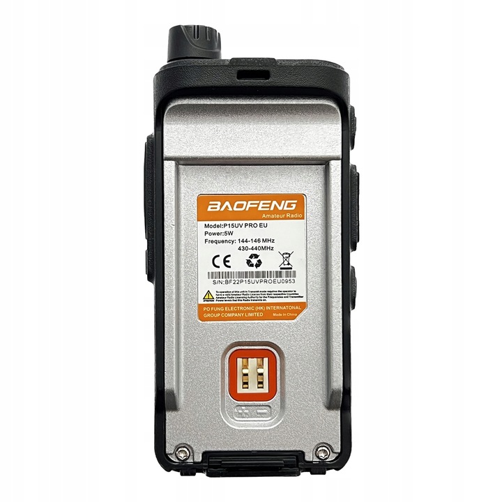 Baofeng P15UV PRO EU USB-C Krótkofalówka Radiotelefon Walkie Talkie PMR