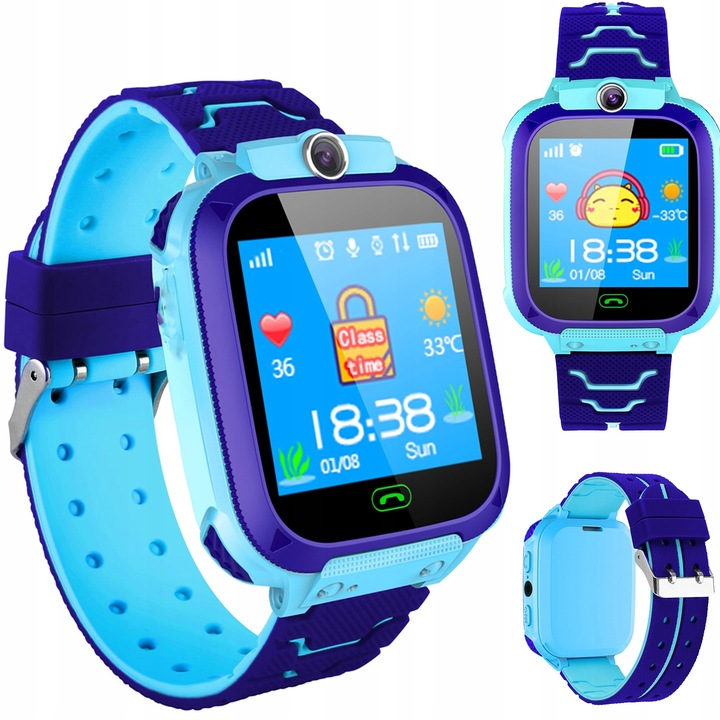 ZEGAREK DZIECIĘCY NA KARTE SIM Z FUNKCJĄ DZWONIENIA SMARTWATCH APARAT GPS