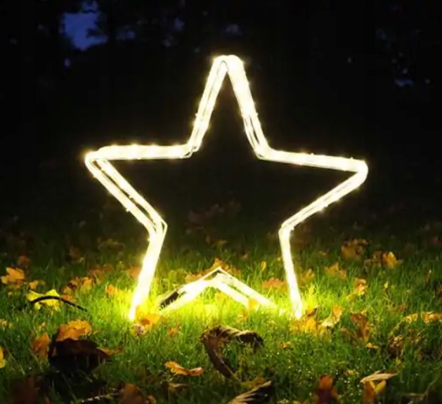 ŚWIĄTECZNA GWIAZDA LED 3D OZDOBA ZEWNĘTRZNA XXL