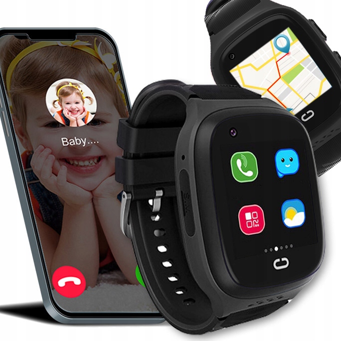 SMARTWATCH DLA DZIECI GPS SIM GRY PL SUPER JAKOŚĆ