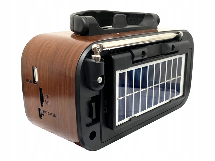 Retropolis AUSTIN Vintage Radio Retro Solar USB microSD Bluetooth