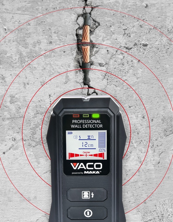 WYKRYWACZ PRZEWODÓW Detektor napięcia METALI Drewna PROFILI Rur KABLI