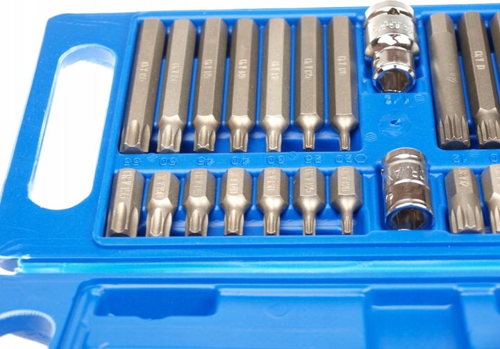 ZESTAW BITÓW IMBUS - TORX - SPLINE - KLUCZE 40 EL.