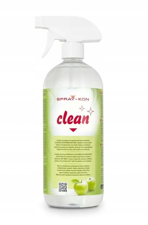 SPRAY-KON CLEAN Środek zmywający do mebli 1 L + ATOMIZER