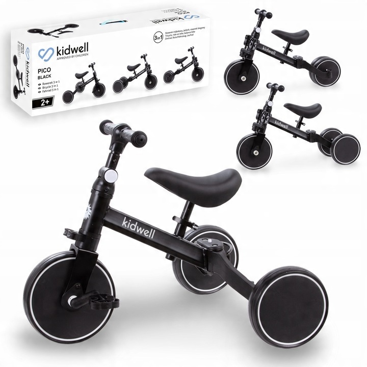 Rower 3w1 biegowy trójkołowy jeździk Kidwell Pico