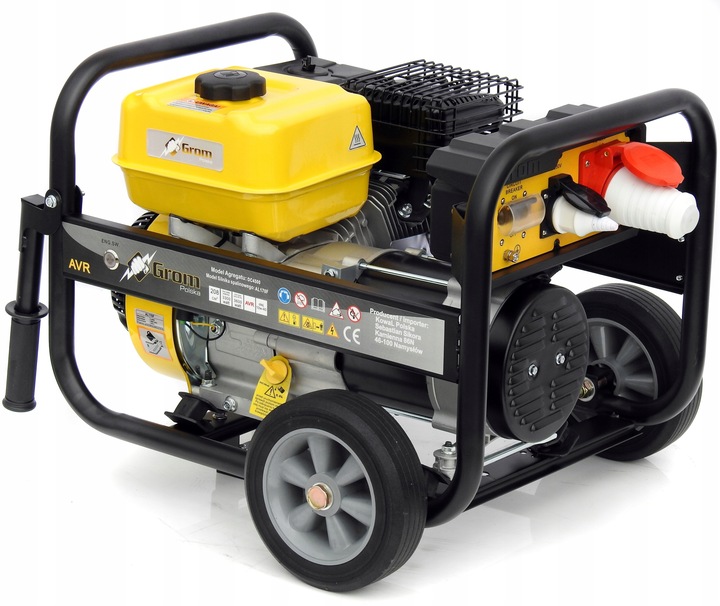 PROFESJONALNY AGREGAT PRĄDOTWÓRCZY 5,2kw generator AVR MIEDŹ STOJAN