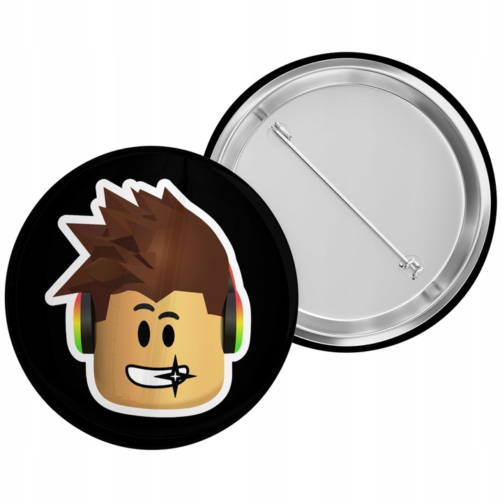 Zestaw do Szkoły Czerwony Plecak + Piórnik + Pin Postać z Gry Roblox