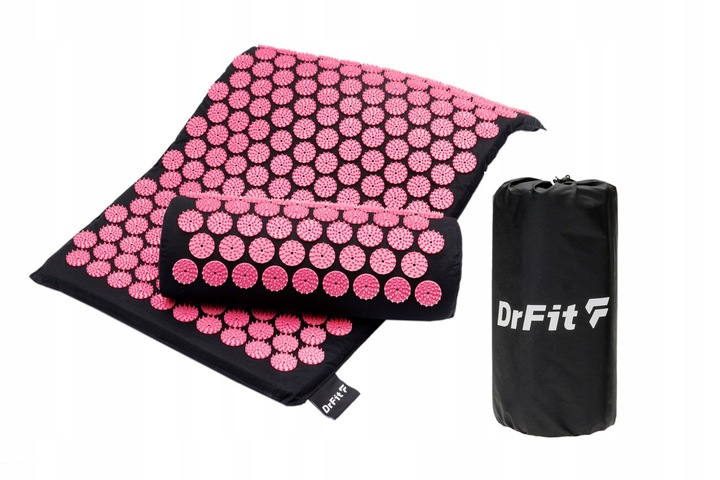 Mata do Akupresury z Poduszką Zdrowotna z Kolcami Damska 75 cm Różowe