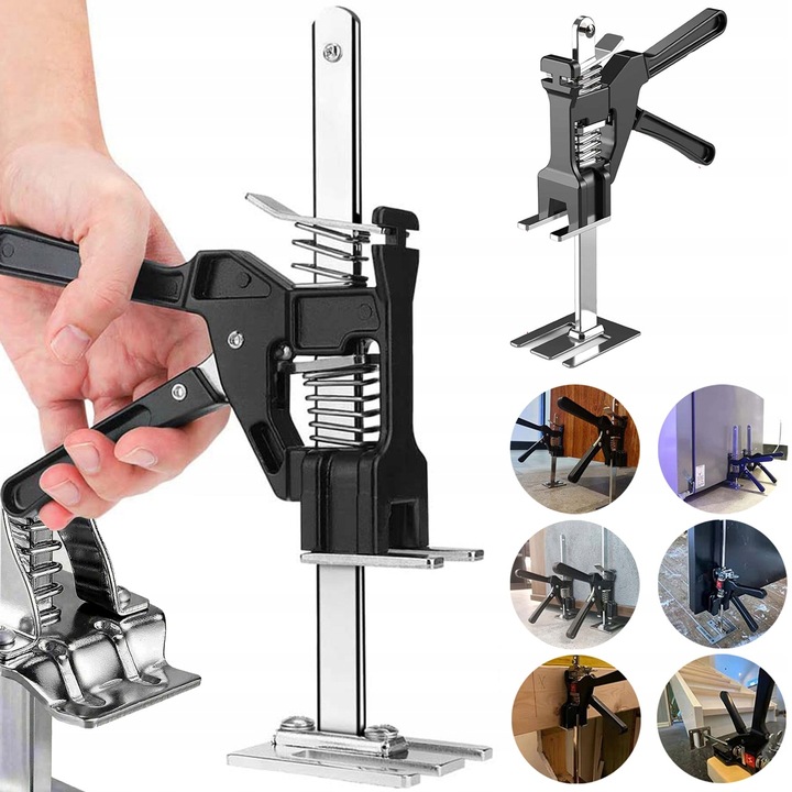 PODNOŚNIK RĘCZNY PŁYTEK PŁYT GIPSOWYCH DRZWI OKIEN SZYB MEBLI 120kg