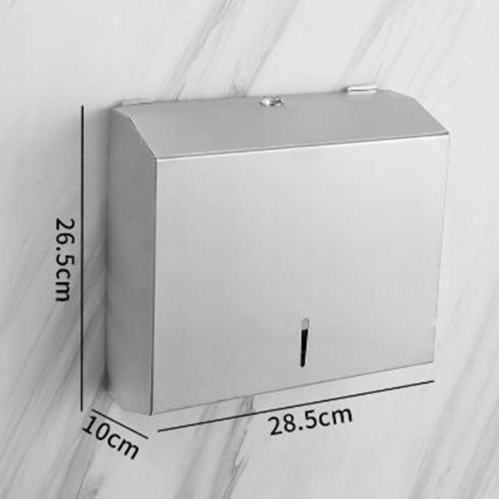 Dozownik Podajnik Stalowy na ręczniki papierowe ZZ Matowy HIGI24 Atest PZH