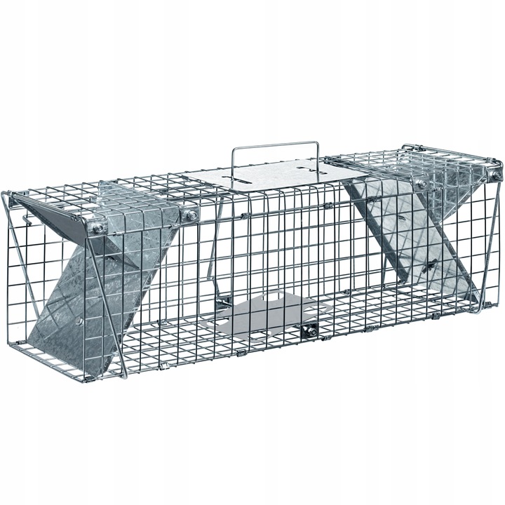 DUŻA PUŁAPKA NA KUNY SZCZURY LISY WYDRY ŁASICE ŻYWOŁAPKA ŁAPKA