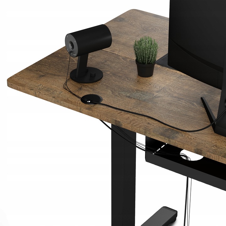 Biurko Elektryczne Regulowane 120x60cm Regulacja Wysokości 72-118cm