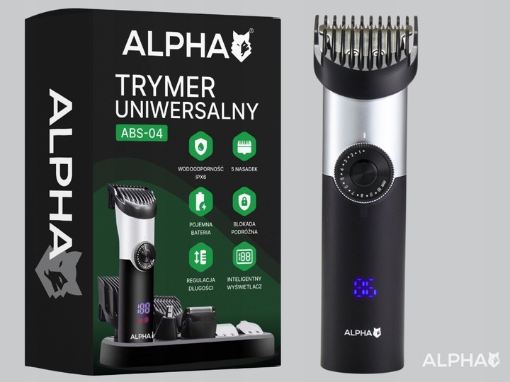 Maszynka Do Strzyżenia Włosów, Brody 5W1 - Trymer Do Nosa + Golarka