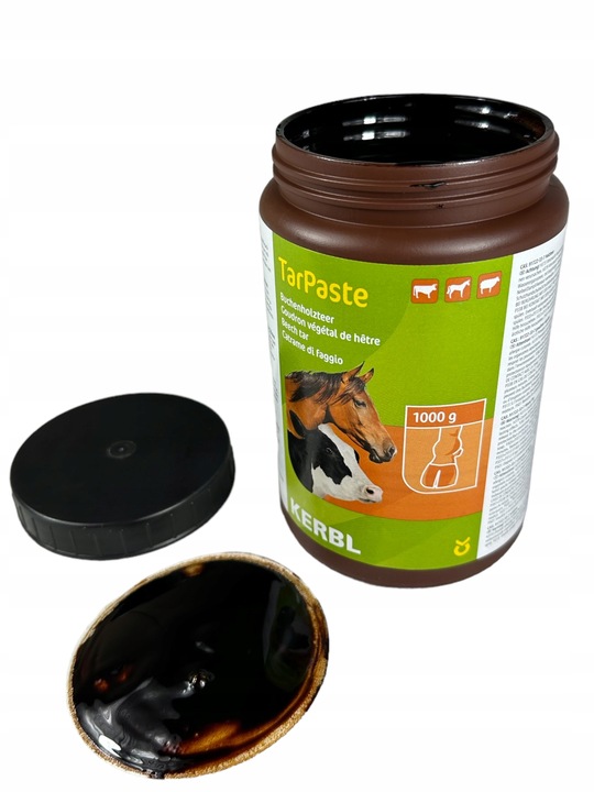 Dziegieć smoła bukowa do kopyt 1kg KERBL dla bydła
