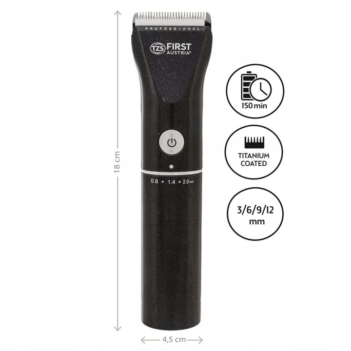 Maszynka do włosów od First Austria PROFESSIONAL CERAMIKA I TYTAN