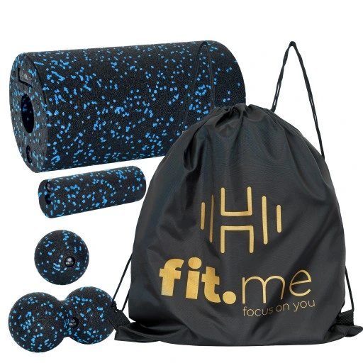 ZESTAW ROLLERÓW DO MASAŻU WAŁEK DUŻY MAŁY PIŁKA POJEDYNCZA DUOBALL EPP 4W1