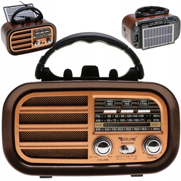 PRZENOŚNE RADIO KUCHENNE BUDOWALNE MICRO SD USB BLUETOOTH PANEL