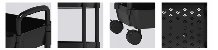 SZAFKA MOBILNA NA KÓŁKACH PÓŁKA REGAŁ ŁAZIENKOWY