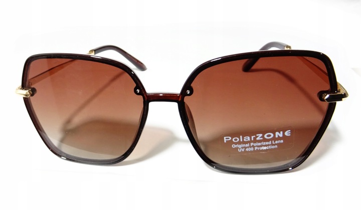 OKULARY PolarZONE MARKOWE DAMSKIE POLARYZACYJNE PRZECIWSŁONECZNE ETUI