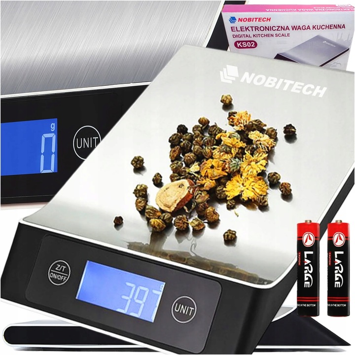 WAGA KUCHENNA ELEKTRONICZNA LCD 7 JEDNOSTEK 10KG/1G STAL NIERDZEWNA