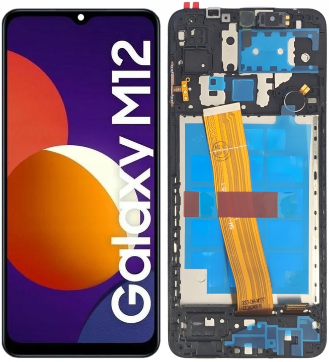 ORYGINAŁ WYŚWIETLACZ EKRAN LCD DO SAMSUNG GALAXY M12 RAMKA SM-M127