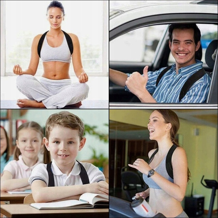 Inteligentny korektor postawy wad kręgosłupa pajączek na plecy proste plecy