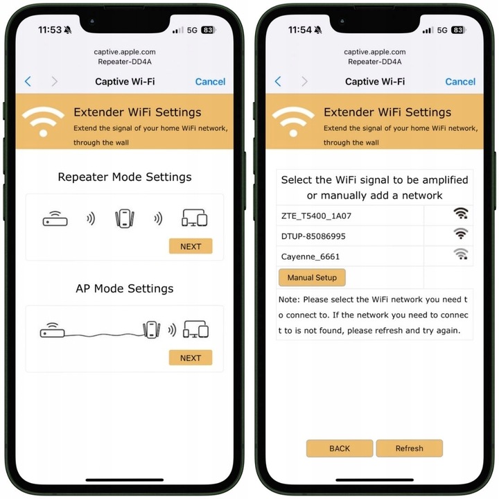 Domowy Wzmacniacz Sygnału WiFi Punkt Dostępu 300Mbps Szybki Bez Aplikacji