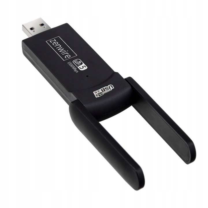 Adapter WiFi USB 3.0 Karta Sieciowa 1300MBps 5Ghz do Komputera Antena Wi-Fi