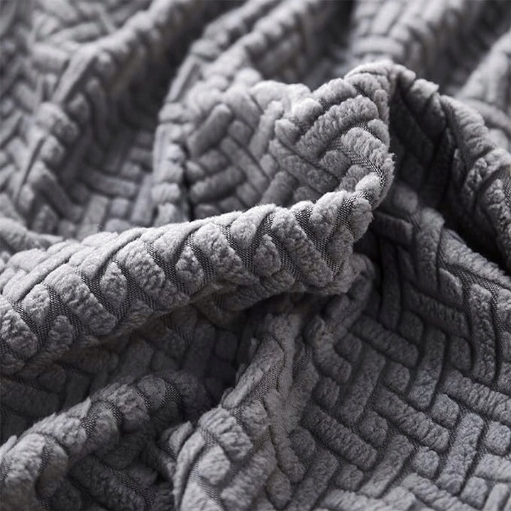 POKROWIEC NA WERSALKĘ SOFĘ ELASTYCZNY ŻAKARD JODEŁKA 190-210 CM OEKO TEX