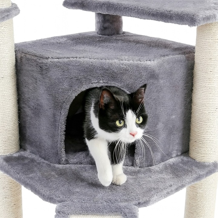 DRAPAK dla kota legowisko DOMEK budka drzewo SŁUPKI |106cm (F032)