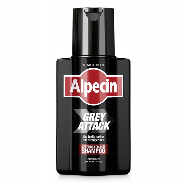 Alpecin Grey Attack Szampon Koloryzujący Męski Przeciw Siwieniu, 200ml