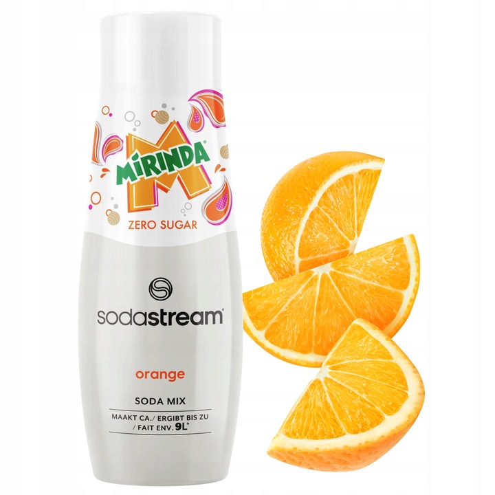 SODASTREAM MIRINDA ZERO BEZ CUKRU koncentrat do saturatora syrop 440