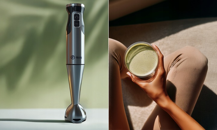 BLENDER RĘCZNY ISAJ BL1 MIKSER WIELOFUNKCYJNY TURBO 1400W OSTRZA