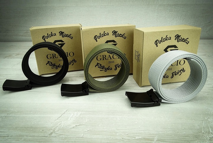 zestaw MESKI PASKÓW PARCIANYCH Gracio 3KOLORY