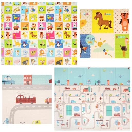 MATA EDUKACYJNA DLA NIEMOWLĄT INTERAKTYWNA PIANKOWA DWUSTRONNA 200X180 XPE