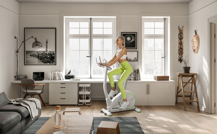 Rower Stacjonarny Rowerek Treningowy do ćwiczeń Kinomap Zwift - Rave Zipro