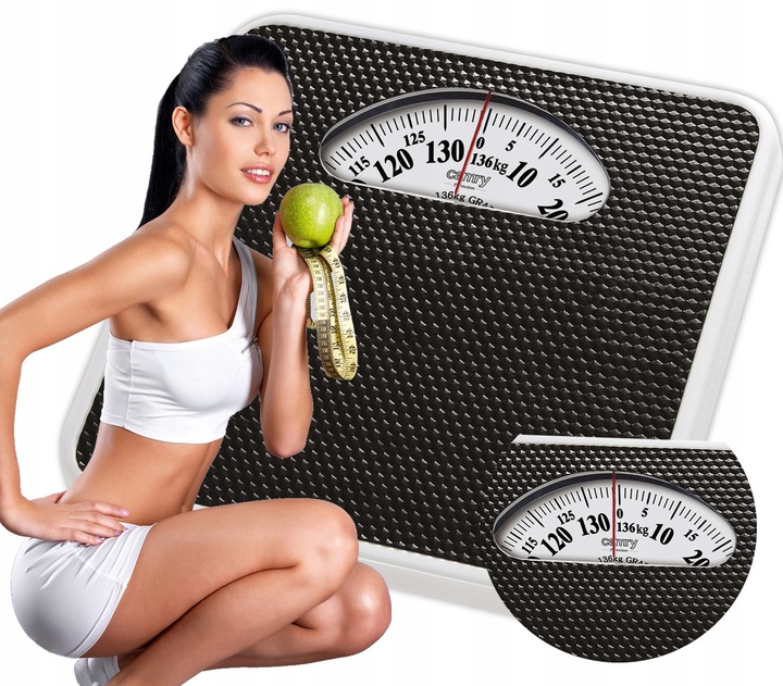 Waga Łazienkowa Mechaniczna Metalowa do 136kg Adler CR 8181