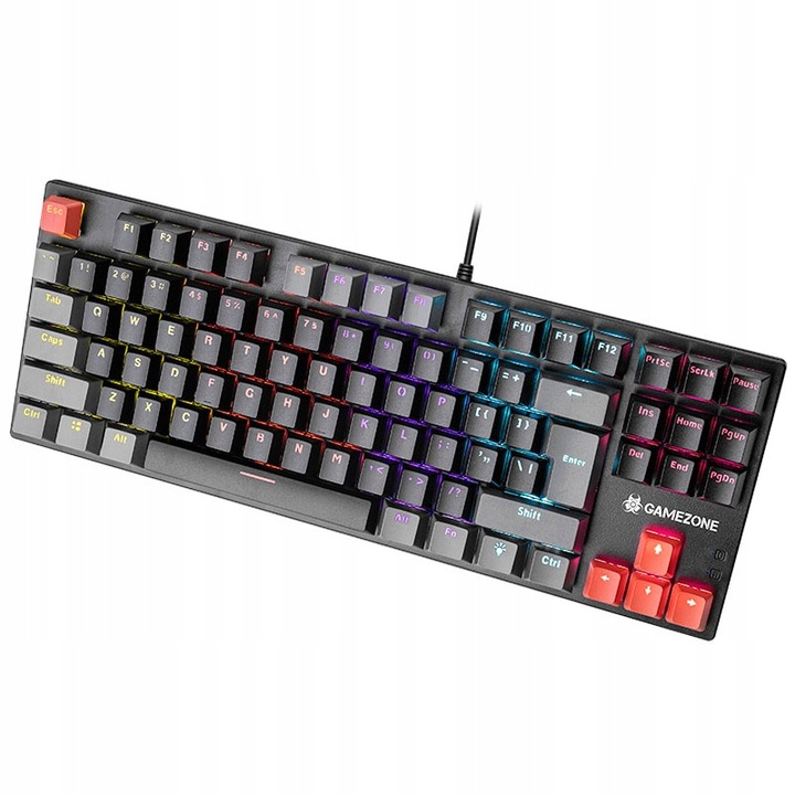 GAMINGOWA KLAWIATURA MECHANICZNA RGB ESPORTOWA TKL