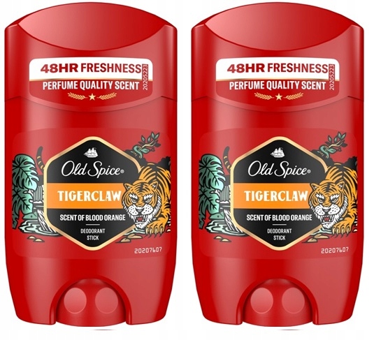 Old Spice Tigerclaw Dezodorant w sztyfcie dla mężczyzn 2x sztuki x 50 ml