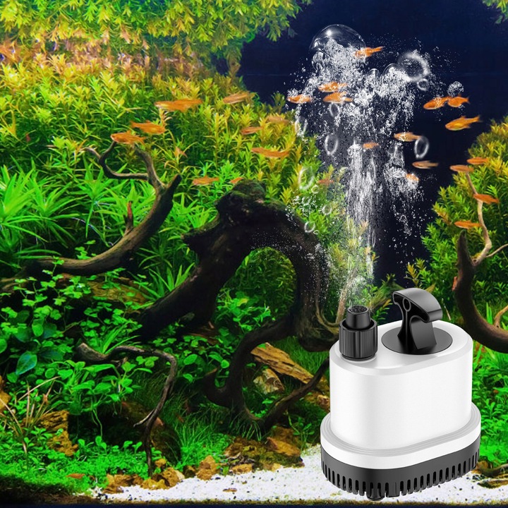 POMPA NISKIEGO ZANURZENIA 2500L/H 40W akwariowa Ultra cicha pompa staw