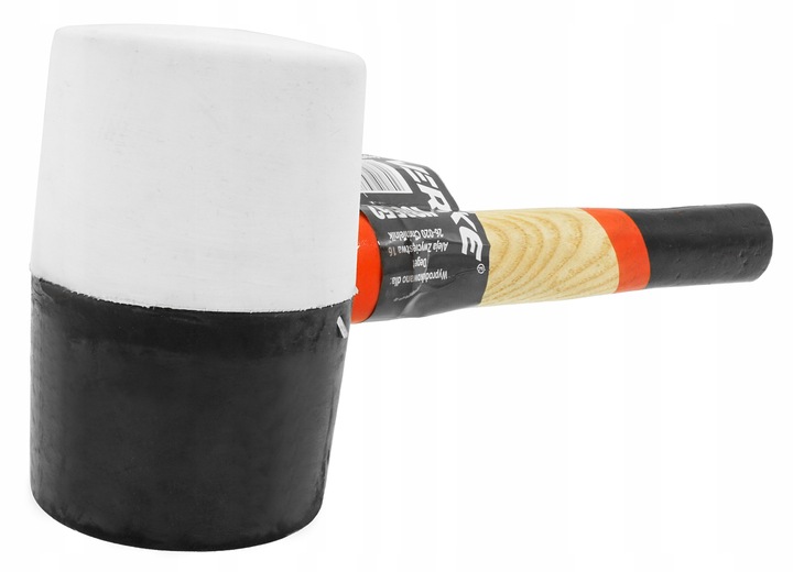 MŁOTEK GUMOWY BRUKARSKI BLACHARSKI DO KOSTKI 1100g TRZONEK DREWNIANY