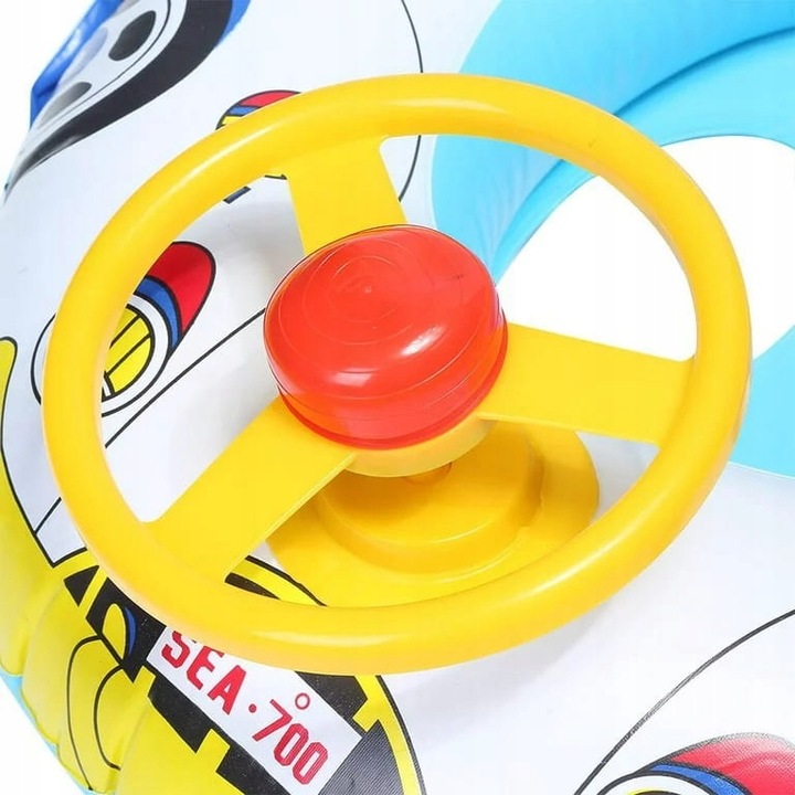 KOŁO KÓŁKO DMUCHANE DO PŁYWANIA BASENU WODY AUTO
